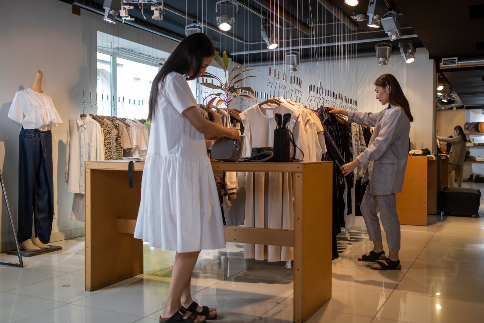 Fashion retail store interior representing Northline Retail, a Nexum Forge apparel commerce client