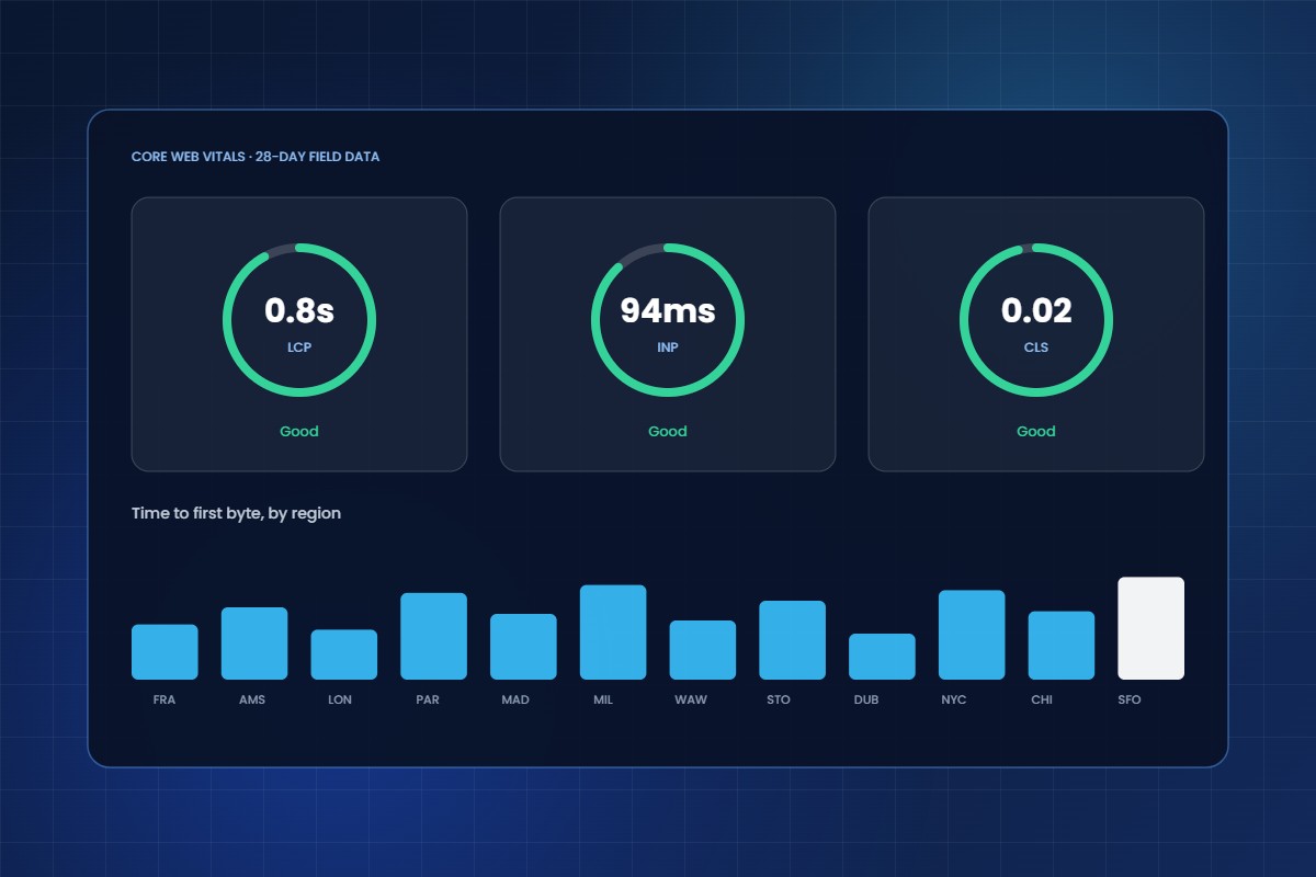 Core Web Vitals performance