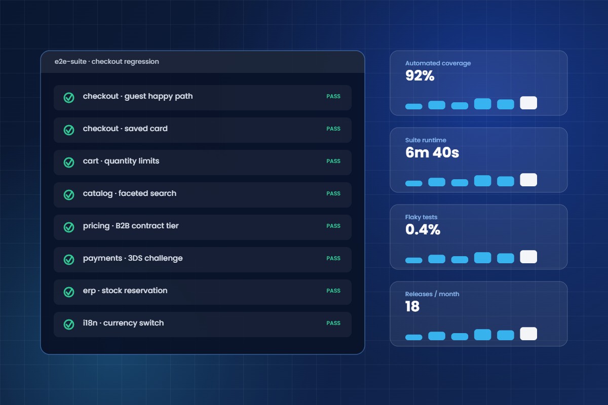 QA automation and release testing