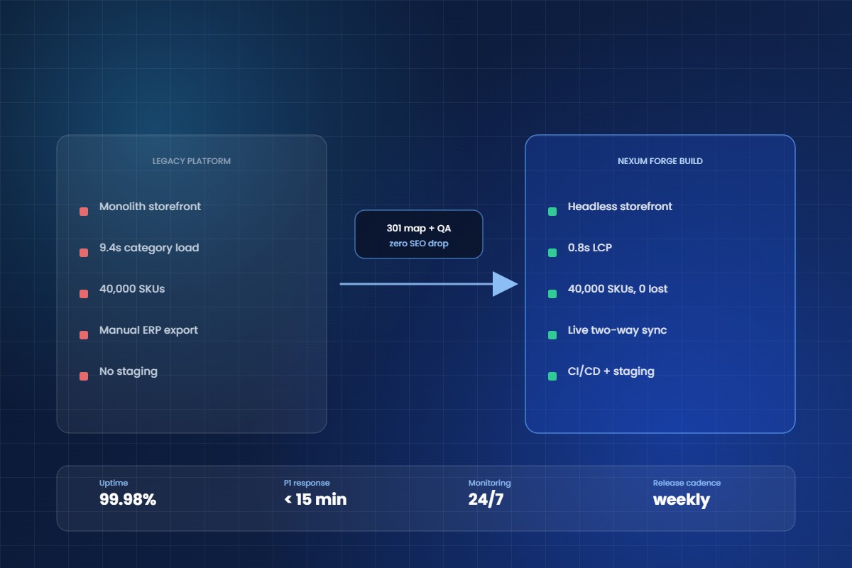 Migration and managed support